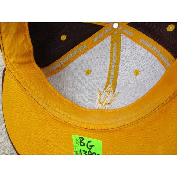 Arizona Sun Devils Hat Cap Fitted Adult 7 1/4 Red Yellow College Football Mens - Picture 10 of 11